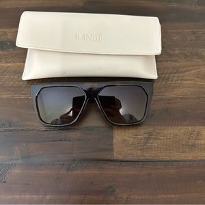 Black Oversized Square Sunglasses